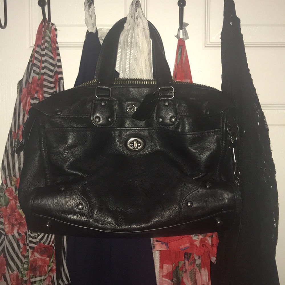Black coach purse